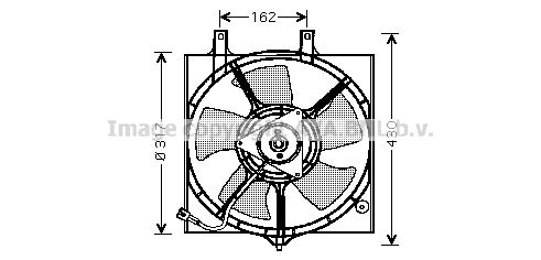 AVA QUALITY COOLING Ventilaator,mootorijahutus DN7510